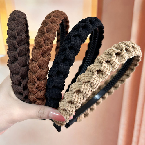 诗情画意高颅顶麻花辫发箍