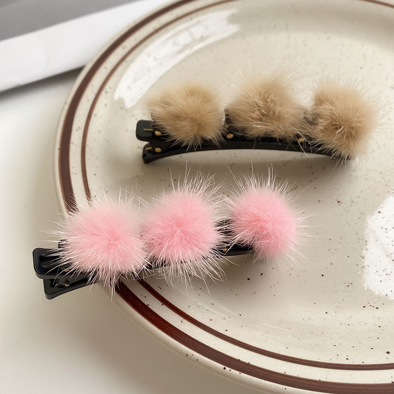 毛毛编发碎发整理神器发夹子头饰头发卡子女2025年网红新款侧边夹