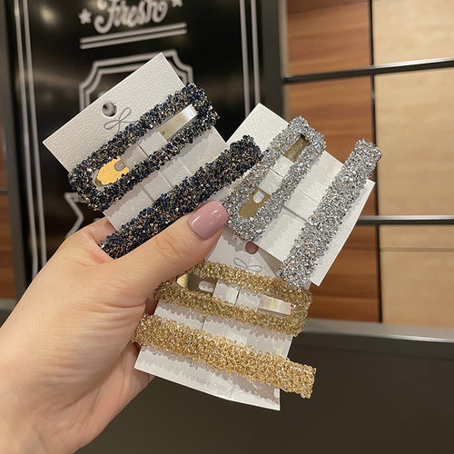 一字鸭嘴一字刘海鸭嘴前额发夹子