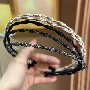 白色高颅顶海绵发箍女款 头箍压发卡发捆头饰发窟头窟黑色纯色网红