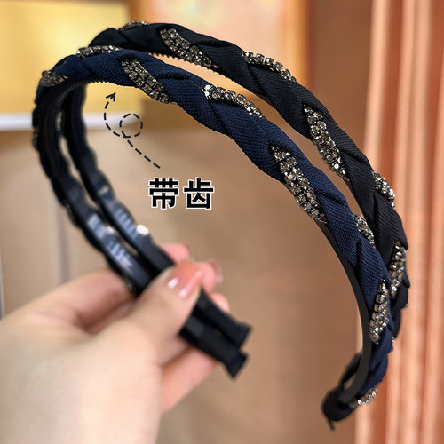 诗情画意《带齿防滑水钻发箍》