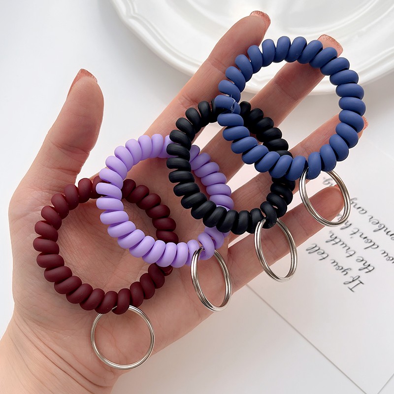 大号弹簧绳防丢弹力浴室桑拿更衣柜手环手牌电话线钥匙扣发圈挂牌