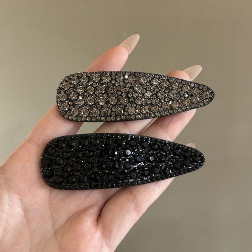 诗情画意满钻水滴BB夹发卡