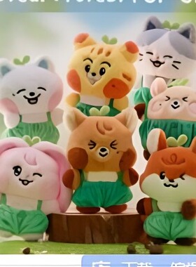 Nctdream李凯灿娃kkyuping罗哉民娃jjde李帝努穿绿衣服公仔娃娃