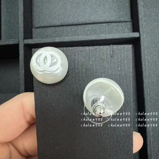 半球树脂珍珠耳钉女 DINRO25年新款 星星水钻爱心蝴蝶结香水瓶耳环