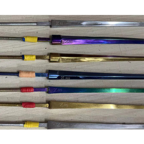 章牌防锈花剑重剑佩剑剑条彩金蓝