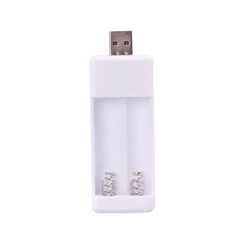 USB2槽7号5号电池充电器套装1.2VAAA五七号2节充电座电动玩具