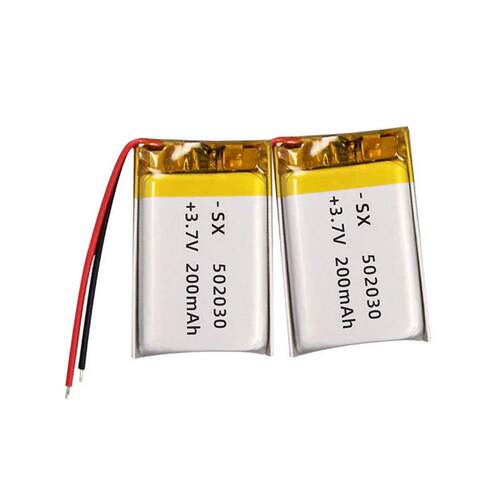502030-200mAh 聚合物锂电池 A品足容蓝牙音响耳机美容仪充电电池