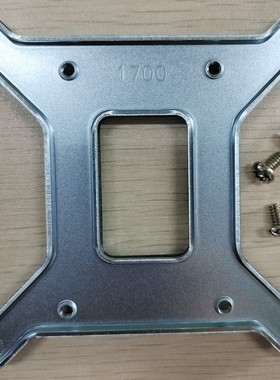 17XX 1700金属背板12代风扇散热器CPU支架塑料钢底板底座孔距78MM