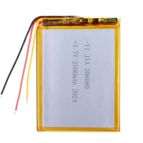 306080超薄聚合物锂电池 3.7V充电2500mAh 357090 356075 电池
