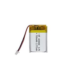 603040-750mAh3.7V聚合物锂电池直播唛美妆镜露营灯车载