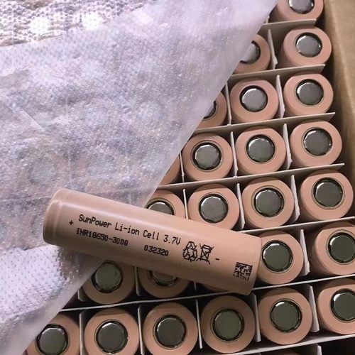 三杰18650锂电池3000mAh动力5C 电动车电工工具扫地机户外电源