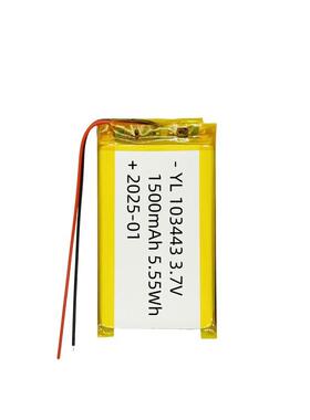 103443聚合物锂电池1500mAh吸奶器对讲机按摩仪充电锂电池3.7V