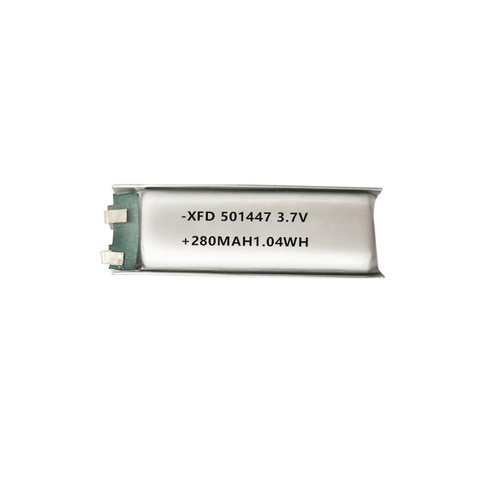 501447高倍率10C聚合物锂电池280mAh 3A放电快充3.7V锂电池电芯