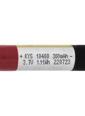 工厂纯钴圆柱软包10400 3.7V 280mAh10C倍率放电聚合物锂电池
