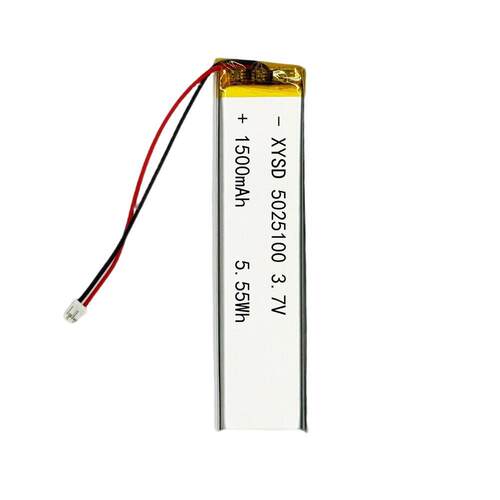 聚合物锂电池5025100-1500mAh3.7VLED灯条橱柜灯衣橱灯灯具电池