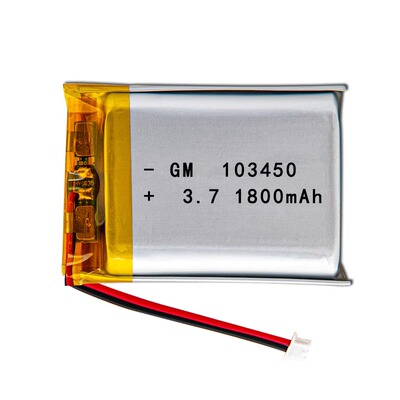 新款认证103450聚合物锂电池2000mAh产品按摩仪户外充气泵电池