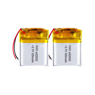 402020聚合物锂电池3.7V120mAh录音笔点读机净化器智能手表电池