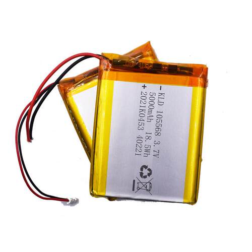 105568聚合物锂电池5000mAh智能设备灯具家具充电宝移动电源