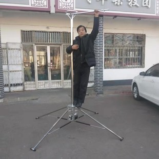 吴桥铁机杂技魔术气功道具杂技道具折叠太空漫步不锈钢太空漫步