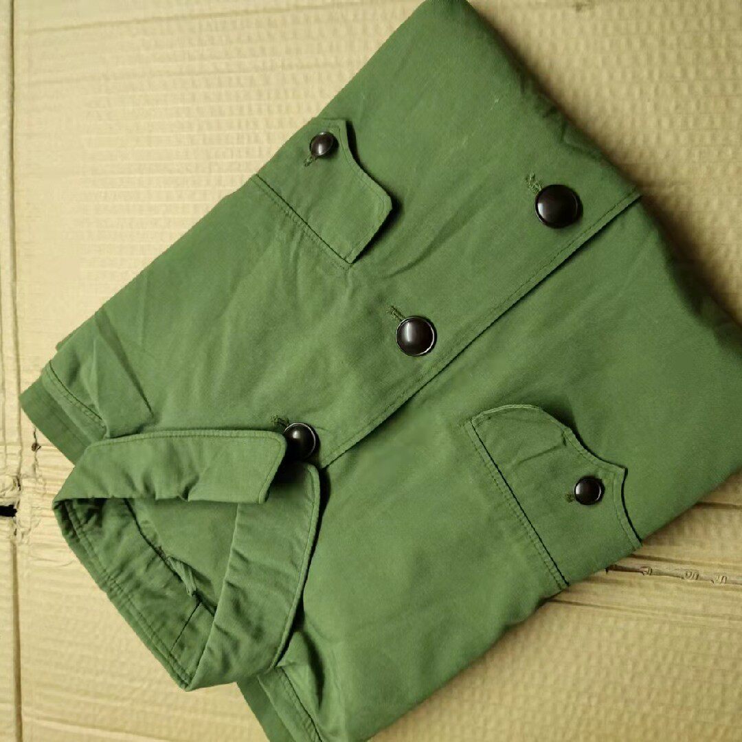 库存正品65式士兵的确良上衣涤卡干部上衣涤良君装中老年人老货