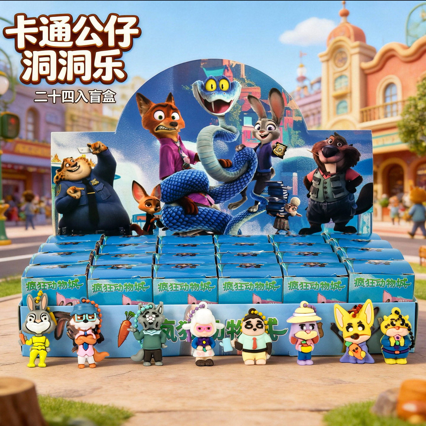 疯狂动物城盲盒周边跨境爆款网红钥匙扣挂件卡通公仔儿童玩具,玩具/童车/益智/积木/模型,隧道/钻洞,淘宝优惠券,粉丝福利购,淘宝优惠卷