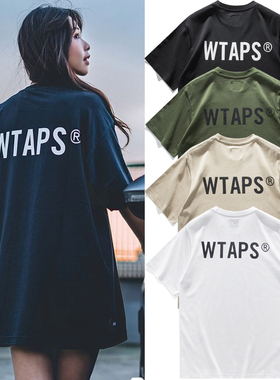 WTAPS余文乐同款西山彻日系潮牌男女夏季休闲宽松CityBoy落肩短袖