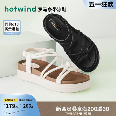 2024年时装凉鞋Hotwind/热风