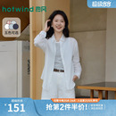 热风女士遮阳罩衫长袖衬衫莱赛尔苎麻亲肤遮阳衬衣2026年夏季新款