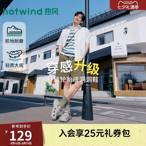 2026年夏季新款男士时尚洞洞鞋