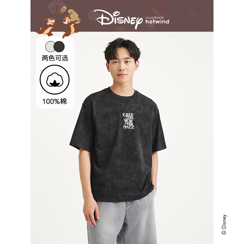 25年夏季男奇奇蒂蒂系列印花短T