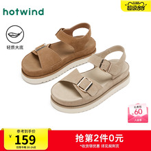 热风厚底凉鞋女款2025年夏季新款复古勃肯风凉鞋休闲增高女鞋子