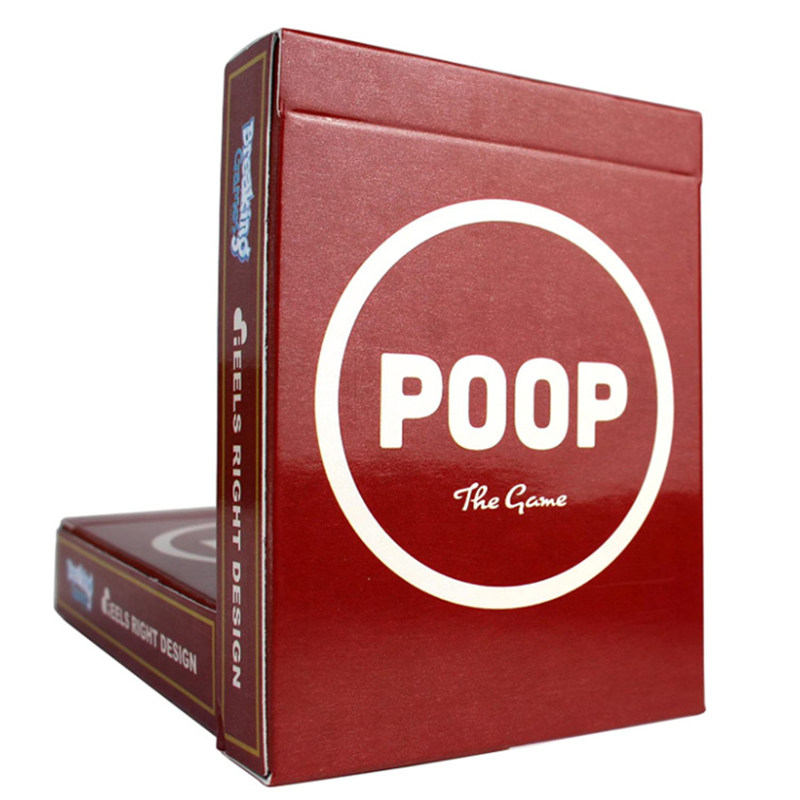 英文版 poop the game  聚会桌游卡牌游戏搞怪纸牌卡牌游戏