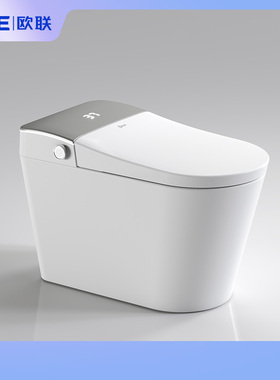 欧联轻智能马桶泡沫盾无水压一体除菌功能即热坐便器自动脚感翻盖