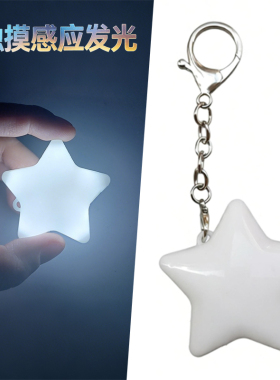 Purse Light五角星形包包灯钱包照明迷你小夜灯轻便可充电钥匙扣