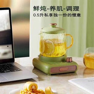 养生杯电炖杯便携式烧水杯玻璃养生壶电热杯办公室小型煮茶壶