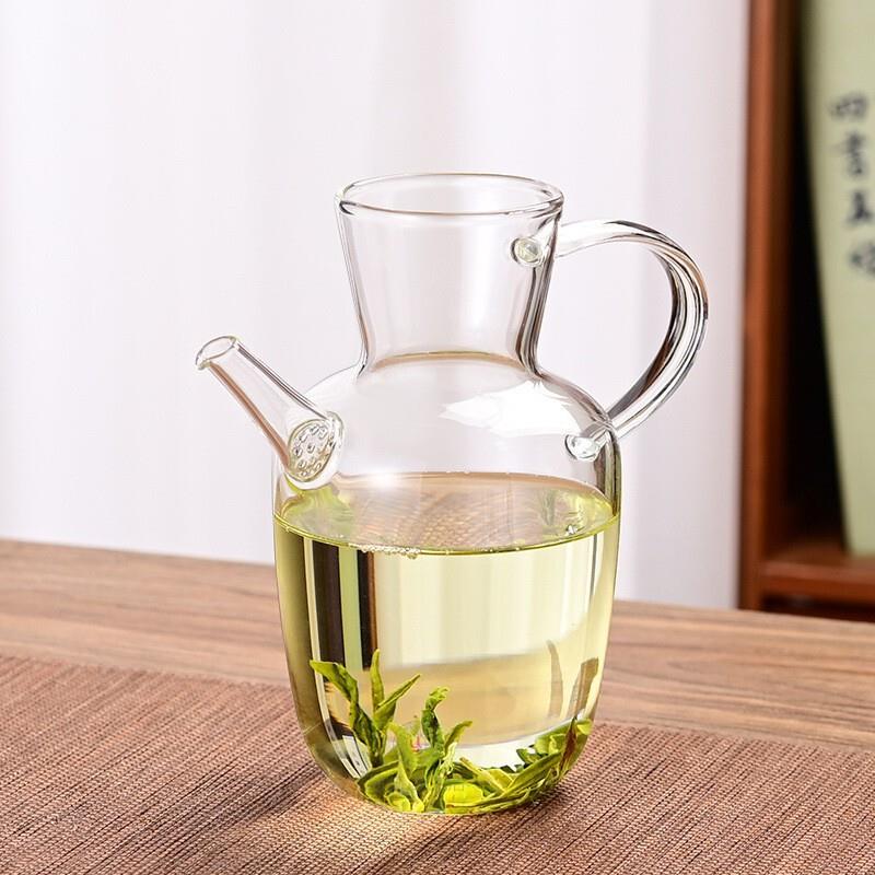 高硼硅新中式仿宋茶壶大容量玻璃泡茶壶500毫升水经注水壶家用
