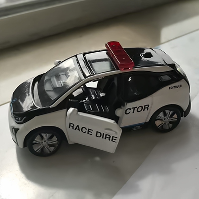 宝马i3电动车模型比例164微影