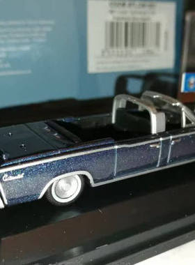 牛津汽车模型约翰肯尼迪甘迺迪总统巡游座驾林肯加长大陆敞篷X100