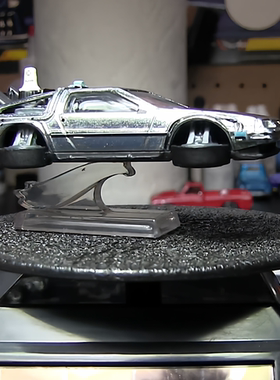 风火轮火柴盒合金模型比例1:64回到未来2015时间机起飞状态玩具