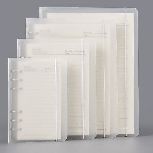 A4磨砂塑料日记本A5记事本