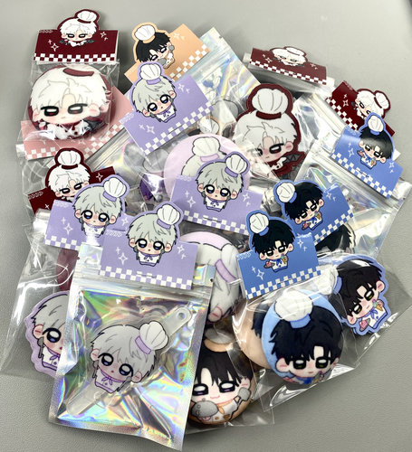 恋与深空原创同人毛绒吧唧打卡棒沈星回夏以昼黎深秦彻祁煜周边