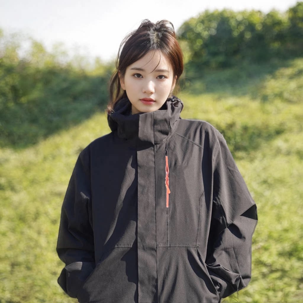 户外山系潮牌冲锋衣女三合一两件套可拆卸男款外套冬季滑雪登山服