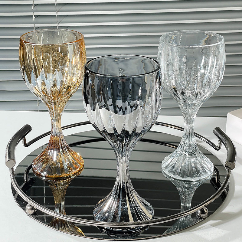 轻奢高档红酒杯香槟加厚家用欧式水晶葡萄酒杯高脚杯婚宴乔迁送礼