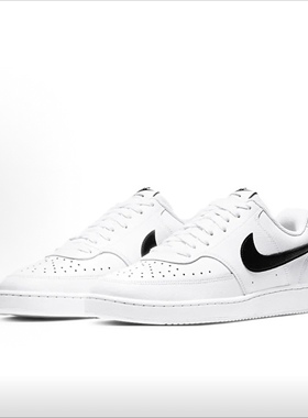 Nike Court Vision 1  低帮  男女同款 白黑CD5463-101江苏zs仓