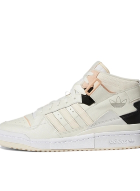 adidas originals  高帮 板鞋 男女同款 米白H01922江西AS仓