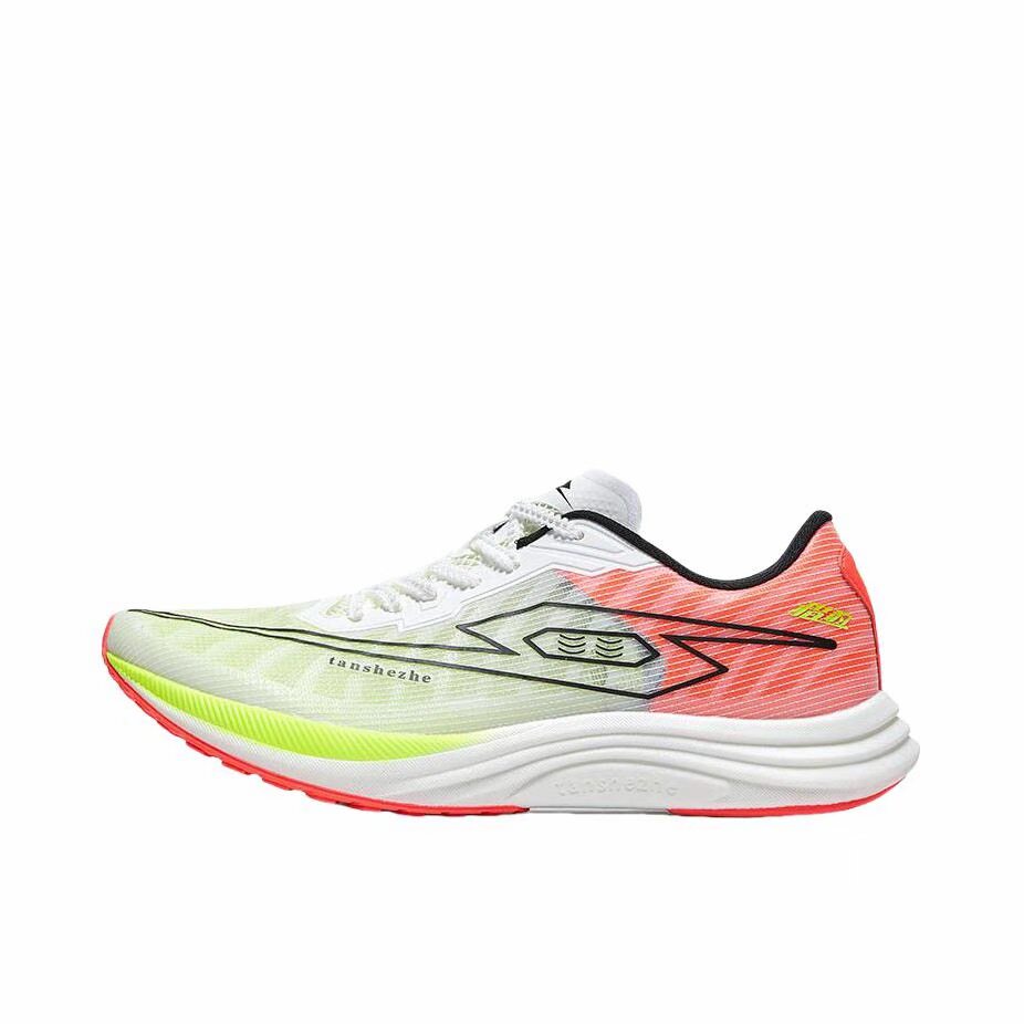 弹射者 猎豹1.0 加厚款竞速低帮跑步鞋TS-8855白红广东LS仓