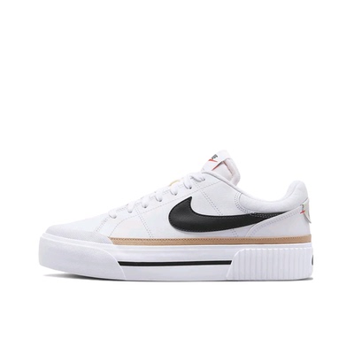 Nike Court Legacy Lift 板鞋 舒适缓震耐磨 DM7590-100 四川TS仓