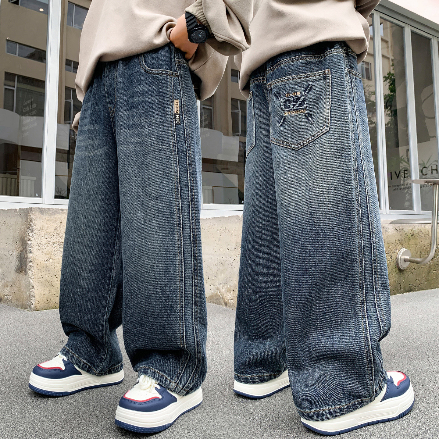 男童裤子春秋款2026新款儿童秋装牛仔裤中大童秋季男孩休闲长裤潮,童装/婴儿装/亲子装,儿童牛仔裤,淘宝优惠券,粉丝福利购,淘宝优惠卷