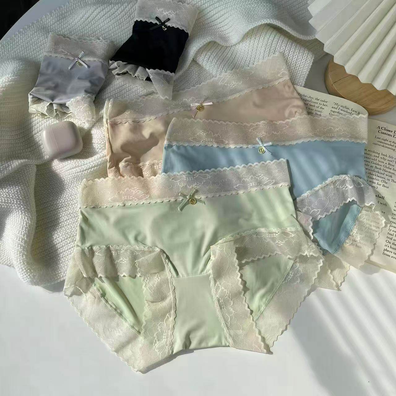 冰丝内裤女无痕中腰夏天超薄透气纯欲风性感少女士速干面膜三角裤,女士内衣/男士内衣/家居服,女三角裤,淘宝优惠券,粉丝福利购,淘宝优惠卷